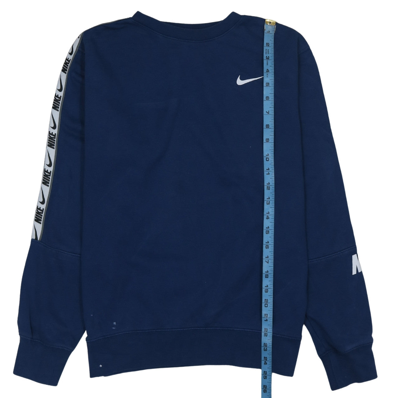Nike Men's Blue Small Pullover Sweatshirt Standard Fit Logo Sportswear