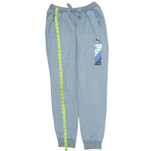 Puma Mens Grey Jogger Sweatpants Size S Regular Fit Activewear