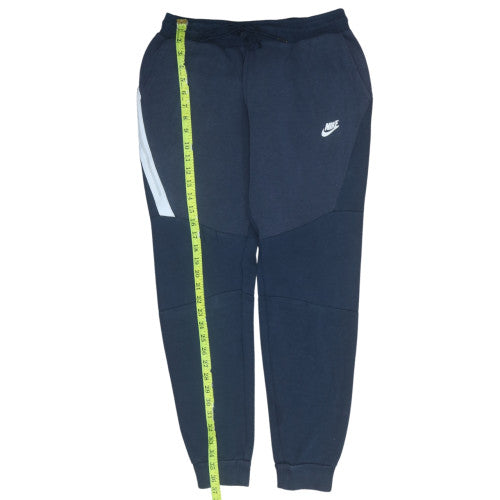 Nike Men's Blue Jogger Sweatpants M Fleece Drawstring Tapered Fit