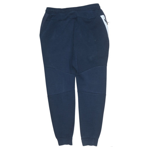 Nike Men's Blue Jogger Sweatpants M Fleece Drawstring Tapered Fit