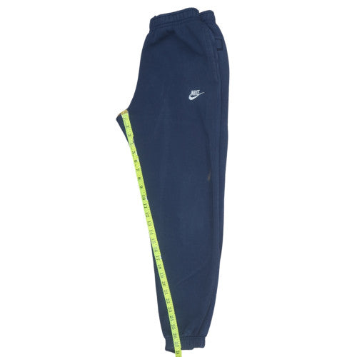Nike Men's Blue Small Jogger Sweatpants Fleece Elastic Waist Activewear