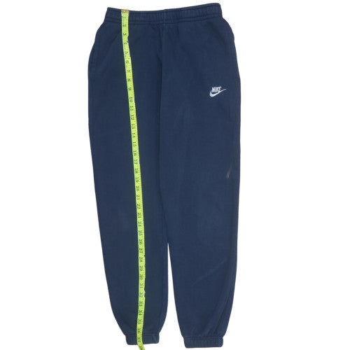 Nike Men's Blue Small Jogger Sweatpants Fleece Elastic Waist Activewear