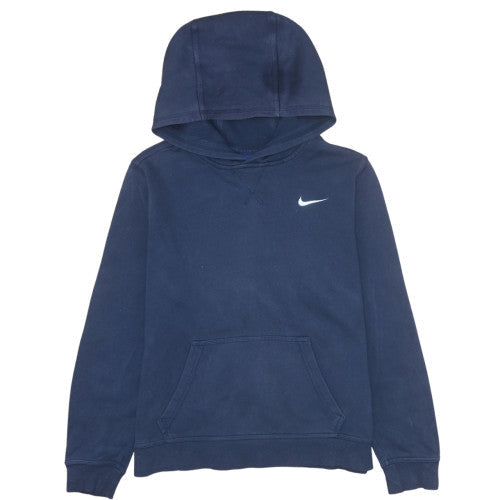 Nike Boys Blue Pullover Hoodie XL 13-15 Years Cotton Fleece Sweatshirt