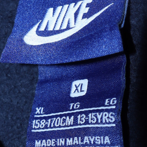 Nike Boys Blue Pullover Hoodie XL 13-15 Years Cotton Fleece Sweatshirt
