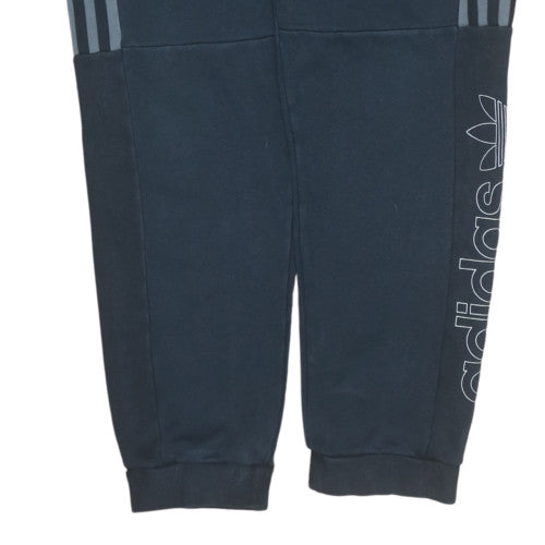 Adidas Men's Black Jogger Sweatpants Size M Regular Fit Tapered Logo