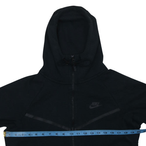 Nike Men's Black Full Zip Hoodie S Fleece Sportswear