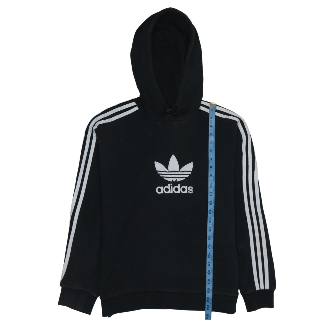 Adidas Women’s Black Hooded Pullover Sweatshirt Size 10 UK