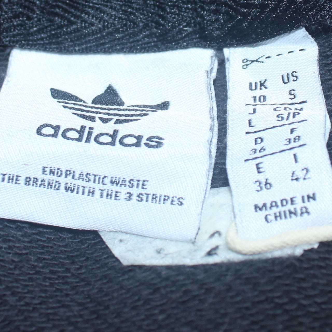 Adidas Women’s Black Hooded Pullover Sweatshirt Size 10 UK