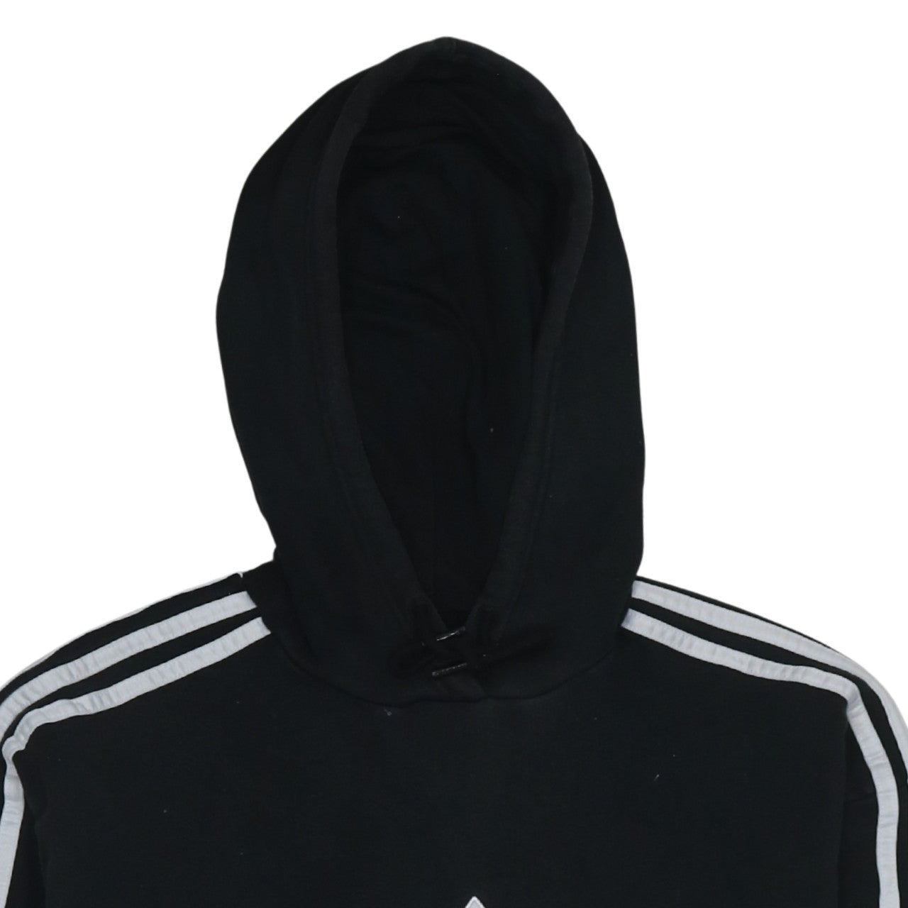 Adidas Women’s Black Hooded Pullover Sweatshirt Size 10 UK