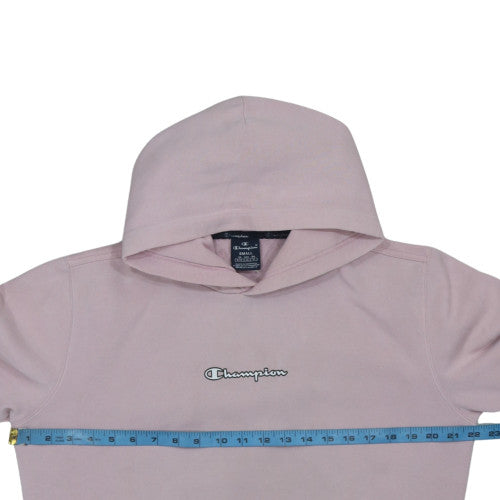Champion Women's Pink Small Pullover Hoodie Cotton Blend