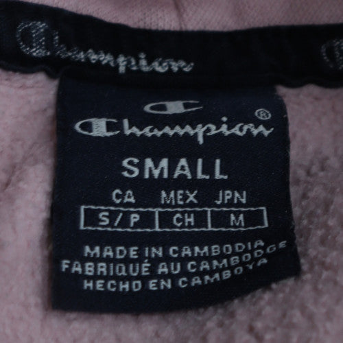 Champion Women's Pink Small Pullover Hoodie Cotton Blend