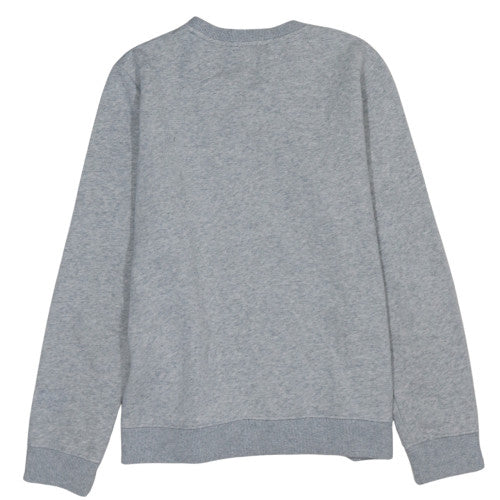 Tommy Hilfiger Men's Grey Logo Crew Neck Pullover Sweatshirt Size S