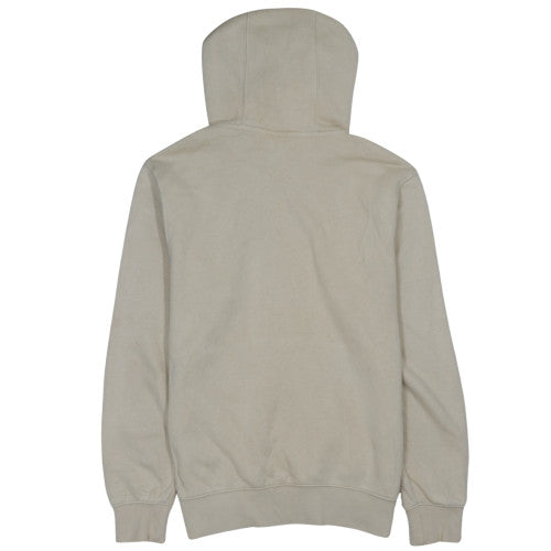 Nike Men Beige Pullover Hoodie Small Fleece Sports Logo