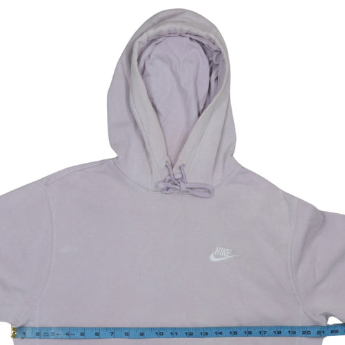 Nike Womens Lavender Pullover Hoodie Small Cotton Blend Casual