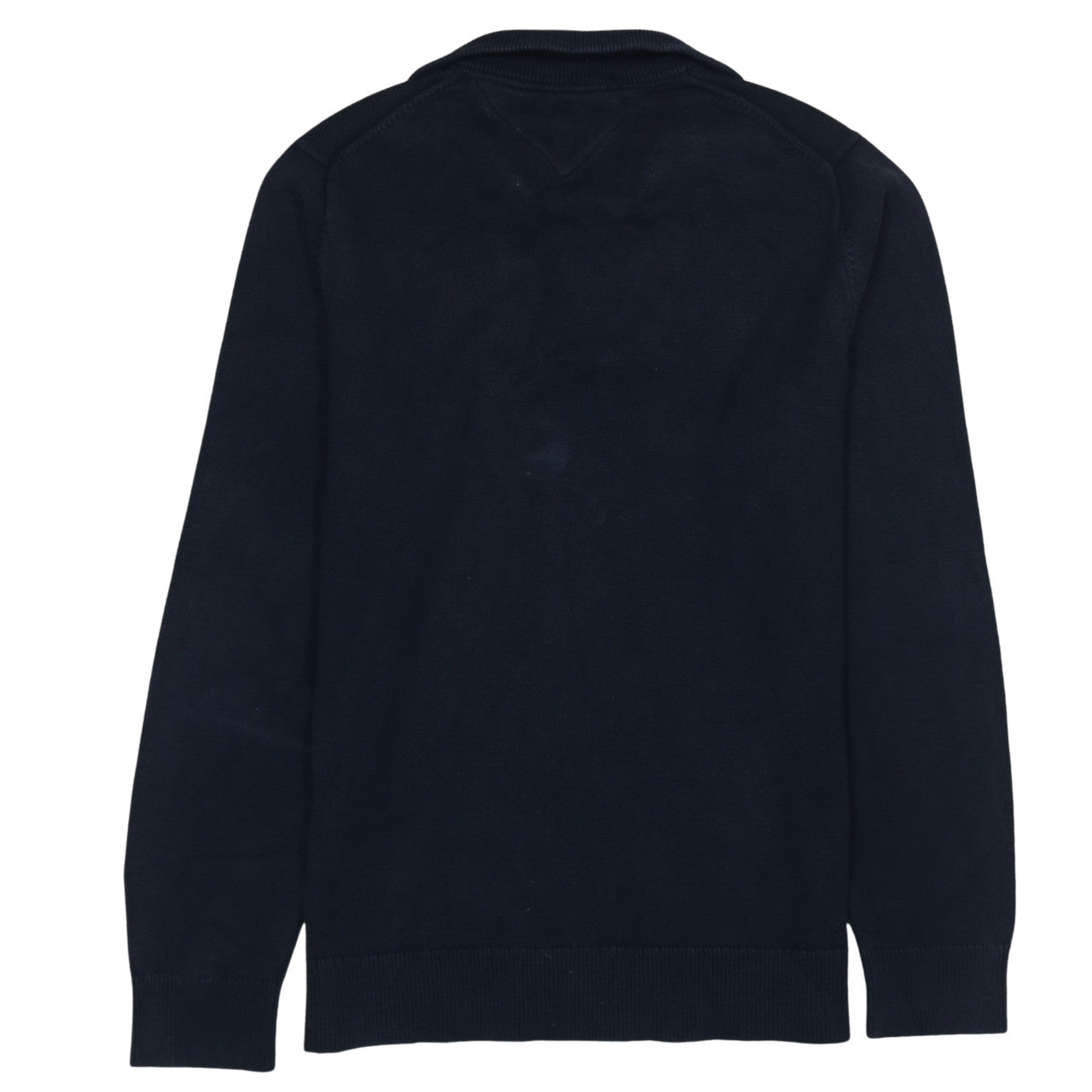 Tommy Hilfiger Men's Blue Cotton 1/2 Zip Jumper Size S