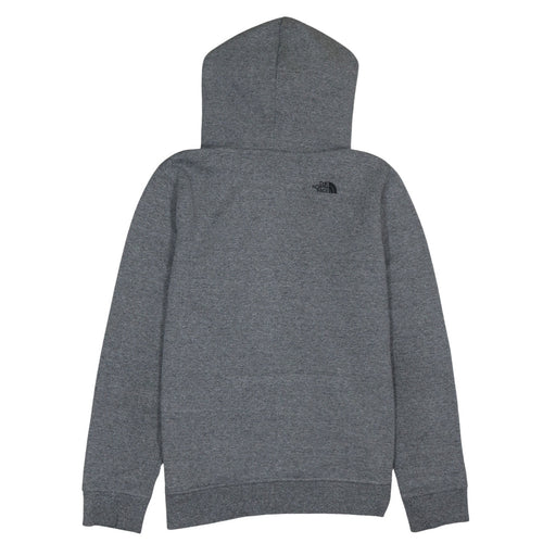 The North Face Boys Grey Pullover Hoodie XL Fleece Logo Sweatshirt