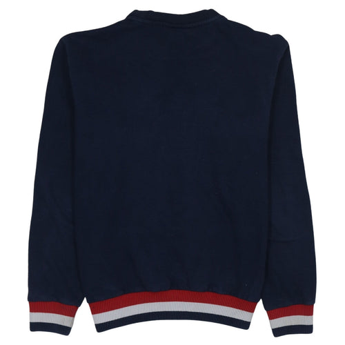 FILA Men's Blue Crew Neck Logo Sweatshirt Size S