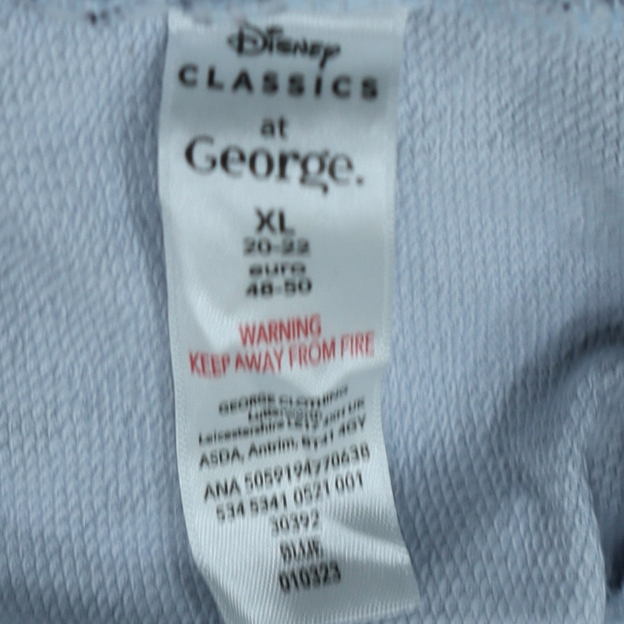 Disney Classics at George Women Blue Stitch Print Sweatshirt XL