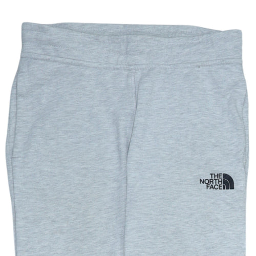 The North Face Boys Grey Jogger Sweatpants L Cotton Blend Activewear