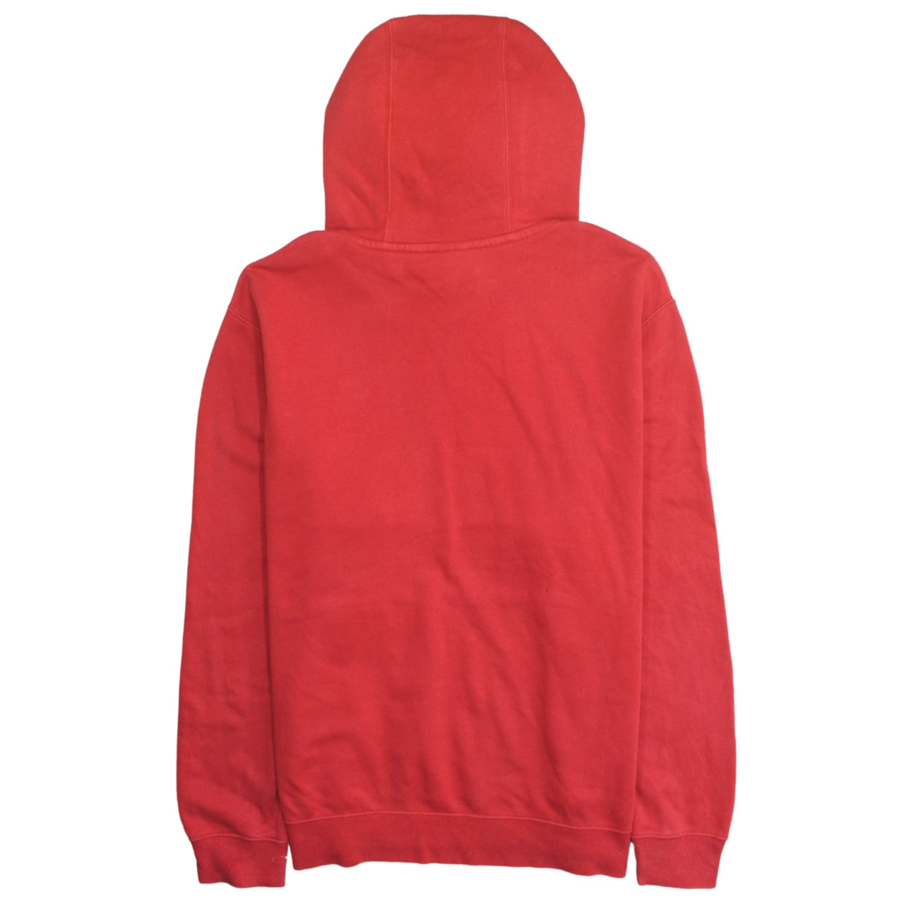 Nike Men's Red Pullover Hoodie L Fleece Regular Fit