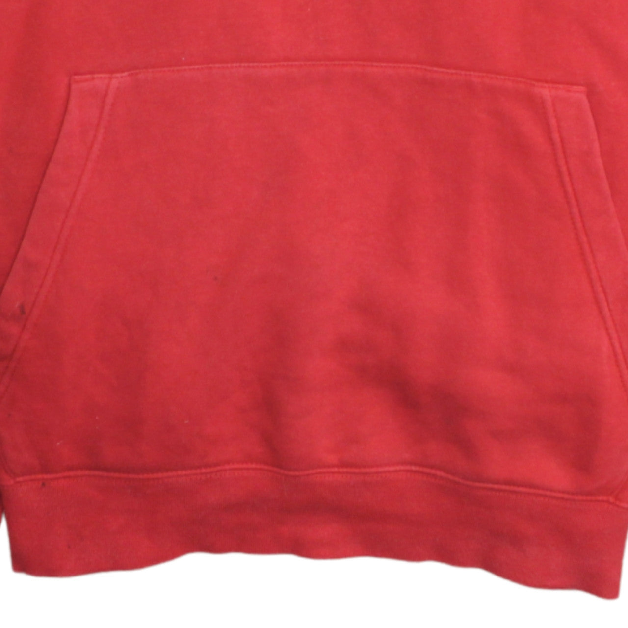 Nike Men's Red Pullover Hoodie L Fleece Regular Fit