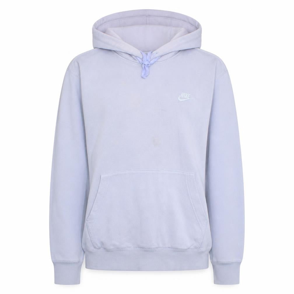 Front view of Nike Women Lavender Pullover Hoodie Small Hooded Sweatshirt