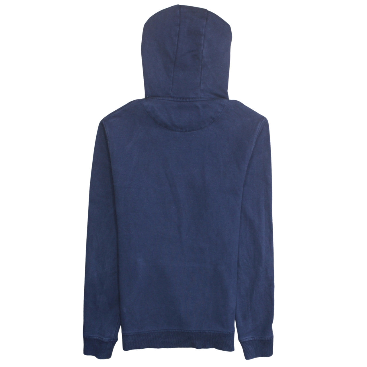 Lyle & Scott Men's Blue Small Pullover Hoodie Embroidered Logo Cotton