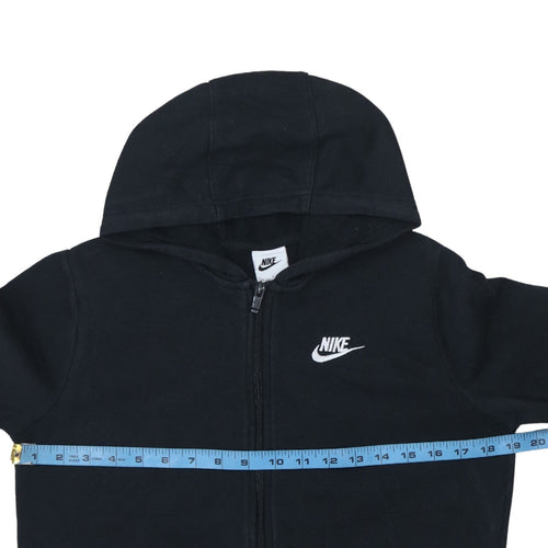 Nike Boys Black Full Zip Fleece Hoodie L 147-158cm