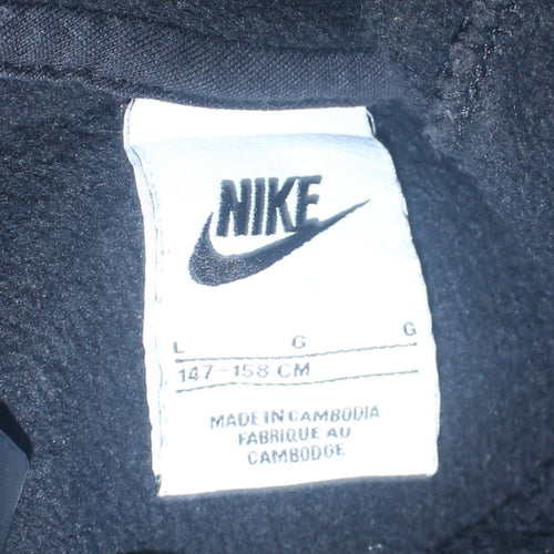 Nike Boys Black Full Zip Fleece Hoodie L 147-158cm