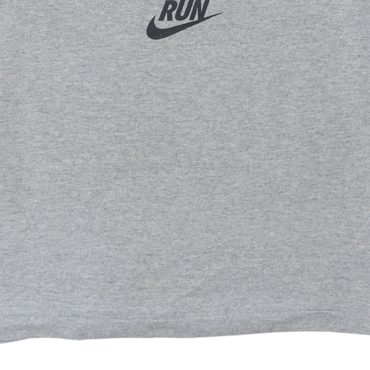 Nike Men's Grey Funny Graphic Run T-Shirt Medium