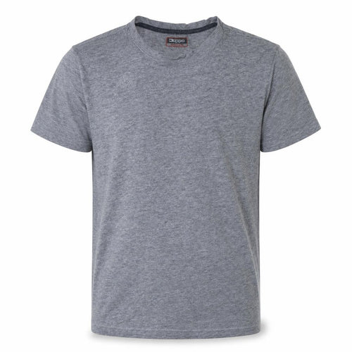 Kappa Mens Grey Crew Neck Short Sleeve Cotton T-Shirt Medium