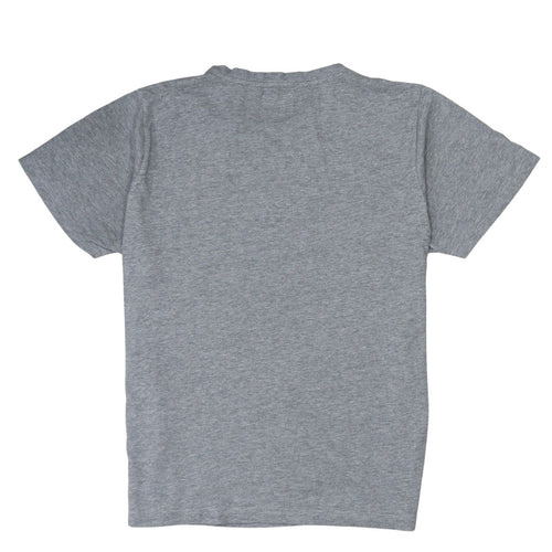 Kappa Mens Grey Crew Neck Short Sleeve Cotton T-Shirt Medium