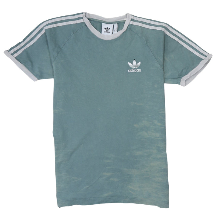 Adidas Men's Green Crew Neck Short Sleeve T-Shirt Size S