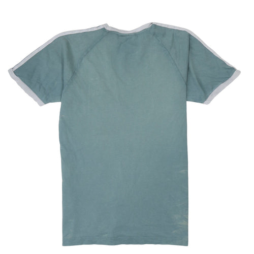 Adidas Men's Green Crew Neck Short Sleeve T-Shirt Size S