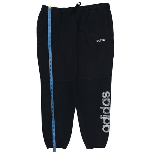 Adidas Men Black XL Jogger Fleece Sweatpants