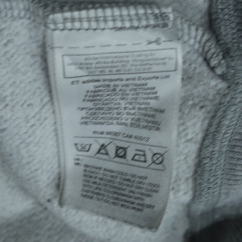 Adidas Originals Womens Grey Full Zip Hoodie Size 12