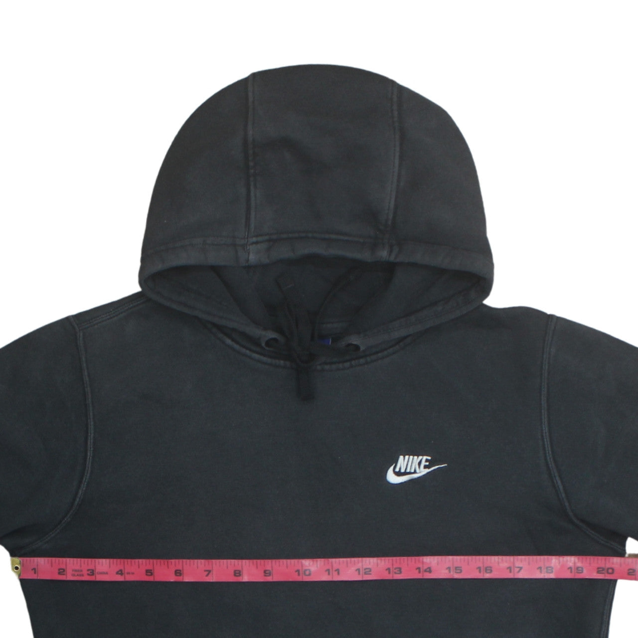 Nike Men's Black Pullover Hoodie Small Fleece Regular Fit