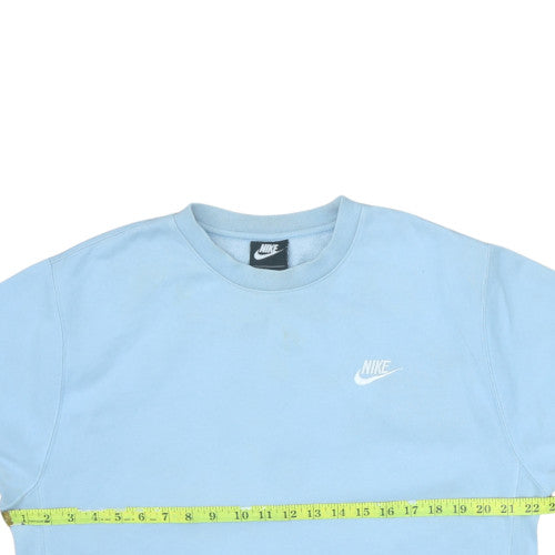 Nike Men's Blue Pullover Crew Neck Sweatshirt Size S