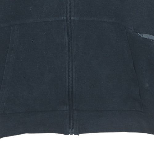 Adidas Men Black Full Zip Hoodie Fleece Size S Classic Sportswear