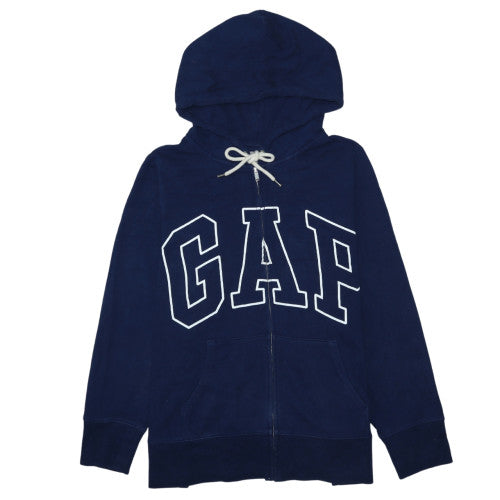 GAP Women's Blue XL Hooded Full Zip Track Jacket