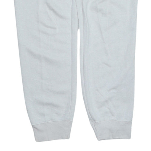 Nike Womens White XS Jogger Sweatpants Elastic Waist Cotton Blend