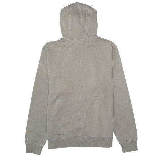 Nike Men's Beige Pullover Hoodie M Logo Graphic Sportswear