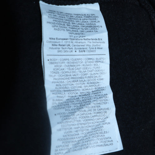 Nike Men's Black Full Zip Hoodie Sweatshirt M