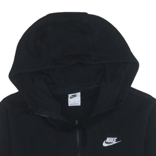 Nike Men's Black Full Zip Hoodie Sweatshirt M