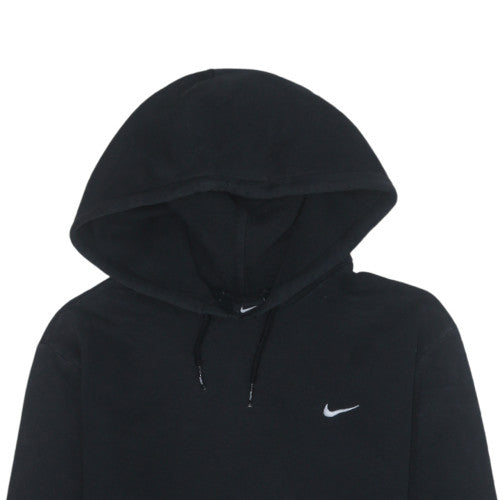 Nike Men's Black Pullover Hoodie L Fleece Logo Sportswear