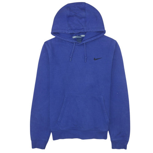 Nike Men's Blue Pullover Hoodie Medium Regular Fit Fleece