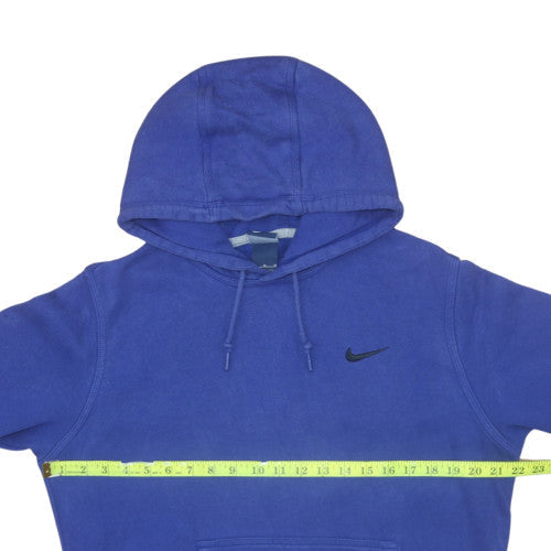 Nike Men's Blue Pullover Hoodie Medium Regular Fit Fleece