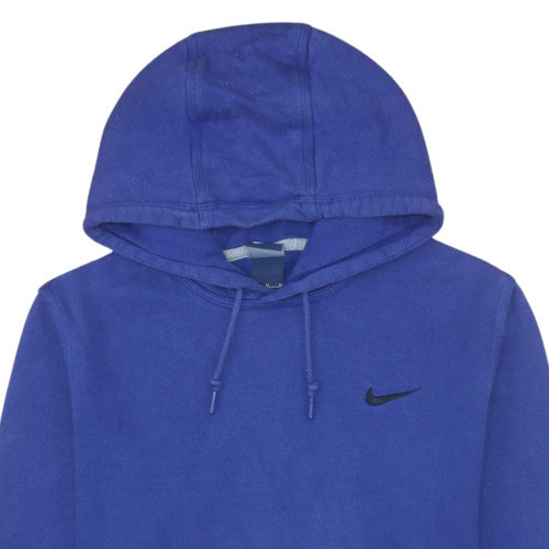 Nike Men's Blue Pullover Hoodie Medium Regular Fit Fleece
