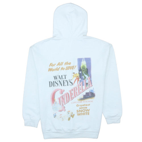 Skinnydip x Disney Women's White Cinderella Pullover Hoodie Size M