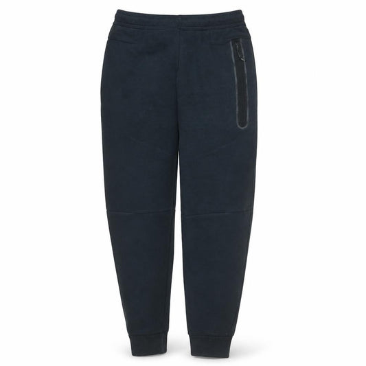 Front view of Nike Men's Black Fleece Joggers Tapered Regular Fit, size S